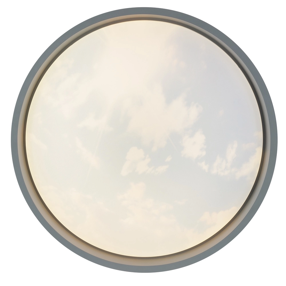 Plafonniere Sky-Dream wit met grijs Ø 39cm Brilliant 4004353473982