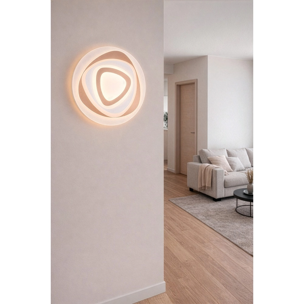 Plafonniere Zilo modern mokka bruin