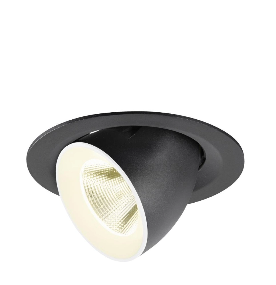 Inbouwspot Numinos Gimble M zwart/wit 4000K - 20gr