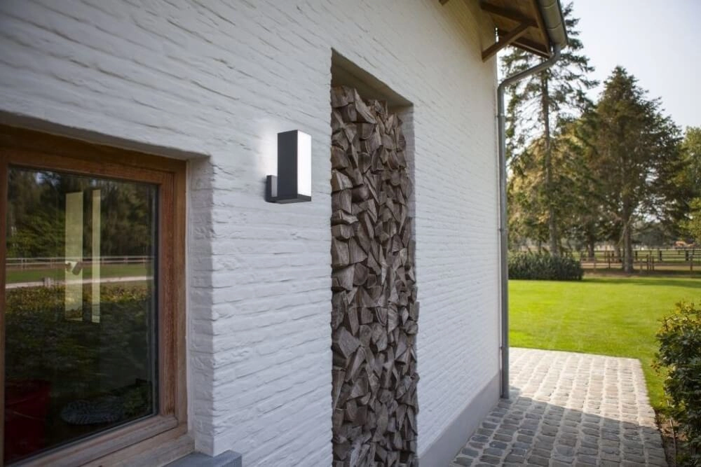 Rechthoekige wandlamp Cuba antraciet Lutec 6939412011523