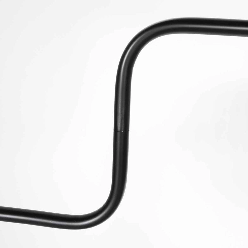 Zwarte vloerlamp Bloeba met kurk kap Ø40cm Steinhauer 8712746180503