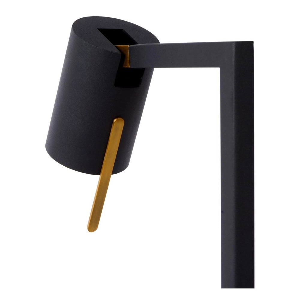 Moderne bureaulamp Lesley zwart Lucide 5411212031129