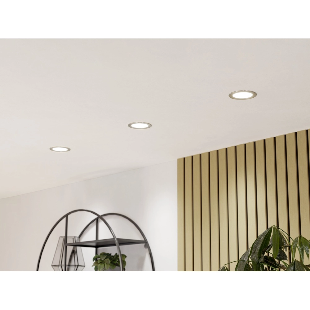 Inbouw lamp Fueva 6 rond - rvs - Ø 11,9cm Eglo 9008606330843