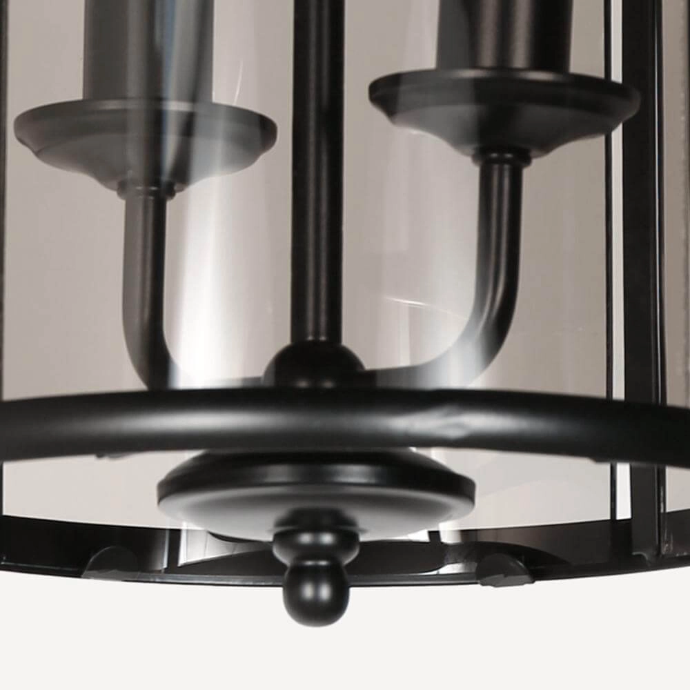 Klassieke hanglamp Pimpernel zwart 2-lichts Steinhauer 8712746174199