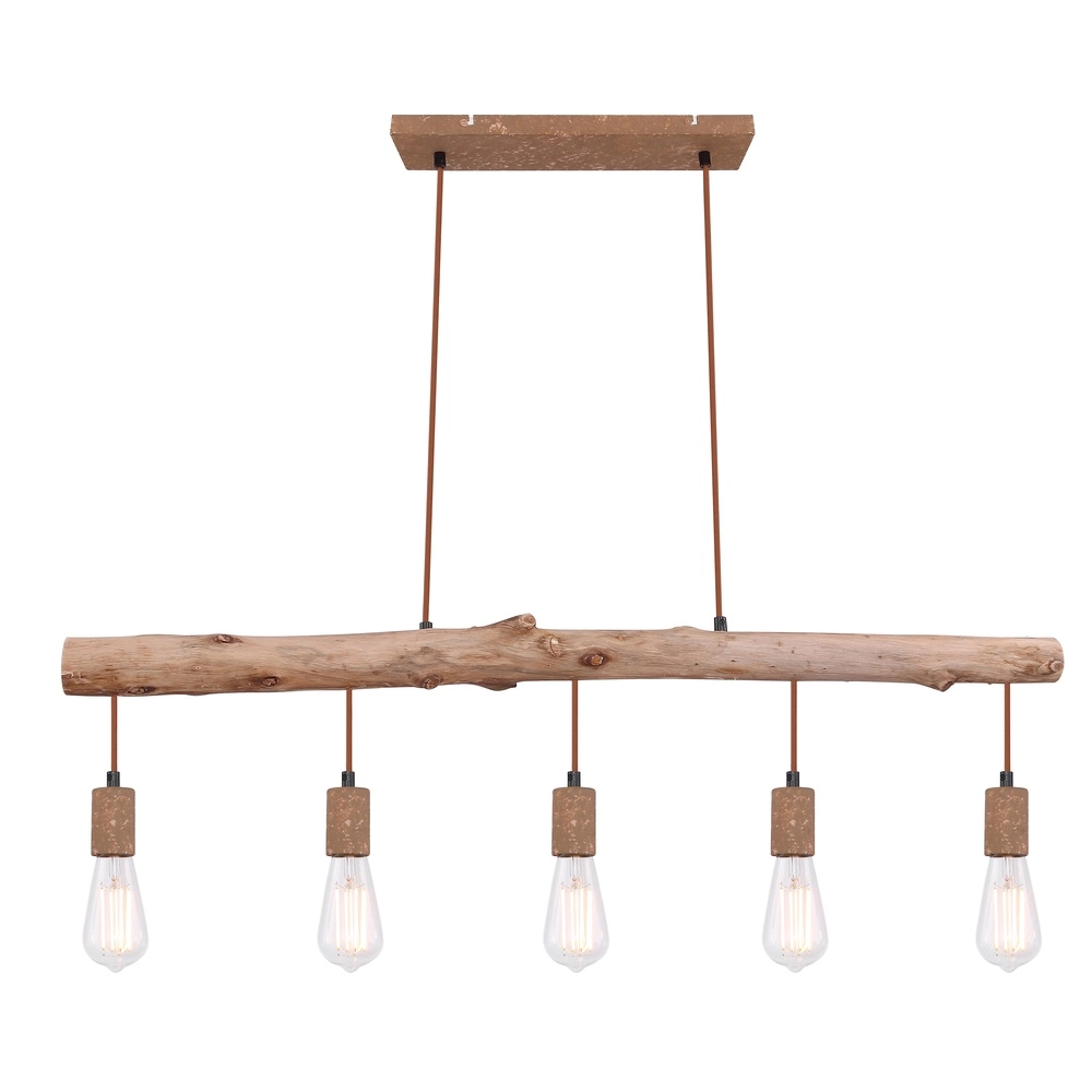 Eetkamer hanglamp Jakob roest bruin Globo 9007371389636