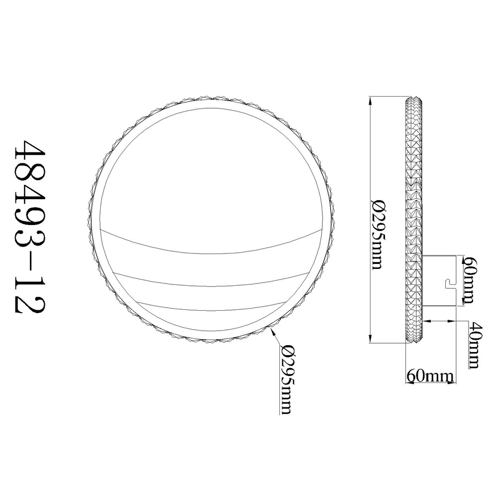 Unieke plafondlamp Constance zwart met goud Ø 29,5cm Globo 9007371569847