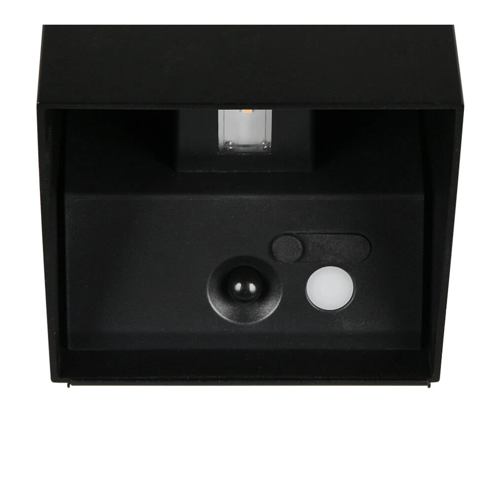 Wandlamp oplaadbaar Genie zwart met sensor Trio 4017807636376