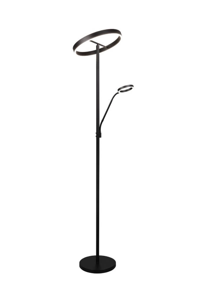 Design leeslamp Willis Zwart - 180cm Trio 4017807618112