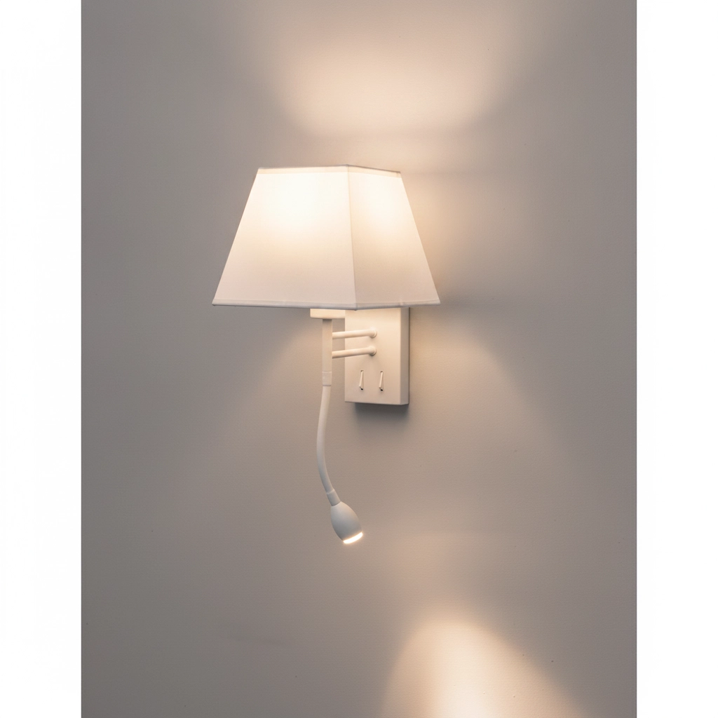 Wandlamp Valencia wit