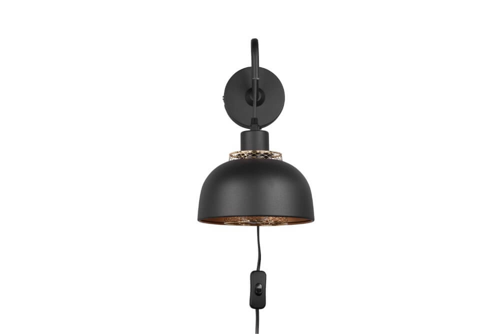 Zwarte wandlamp Punch Trio 4017807537390