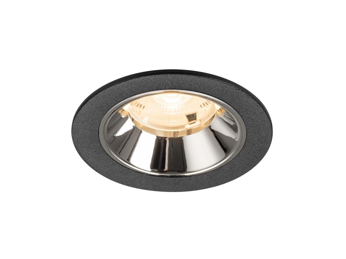 Inbouwspot Numinos S zwart/chroom 2700K - 20gr