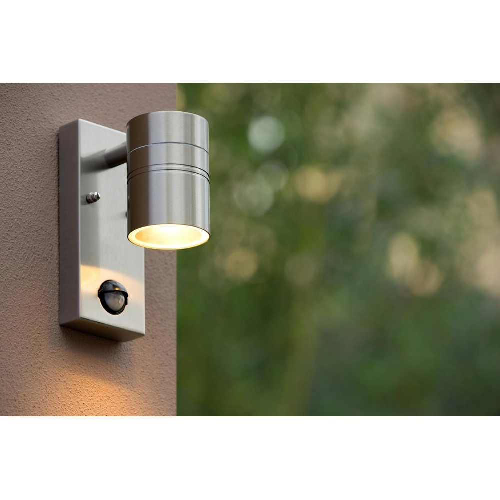 Wandspot Arne-Led Ir down chroom met sensor Lucide 5411212143846