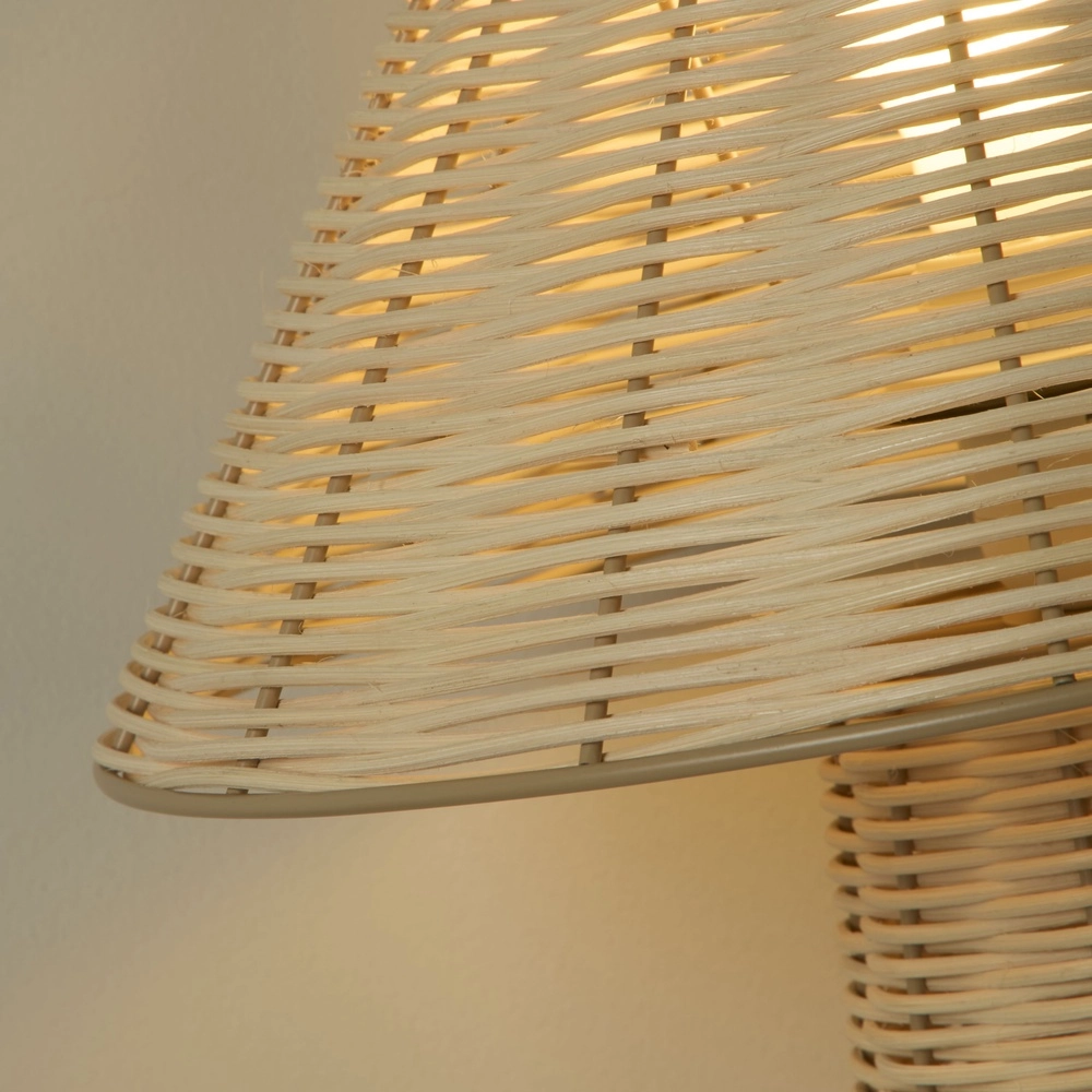 Rotan tafellamp Tulum bruin Searchlight 5053423305943
