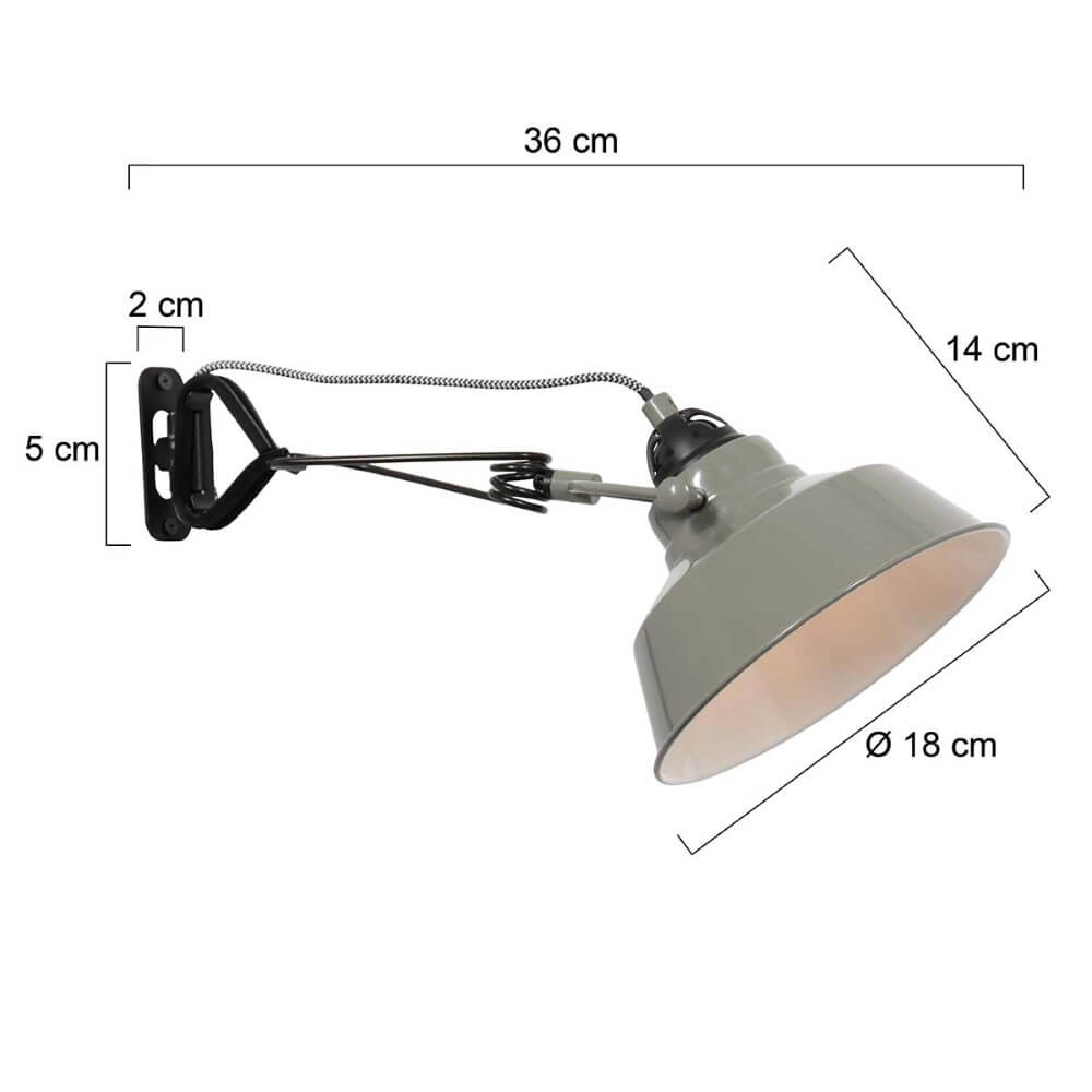 Retro wand leeslamp Nove Steinhauer 8712746161281