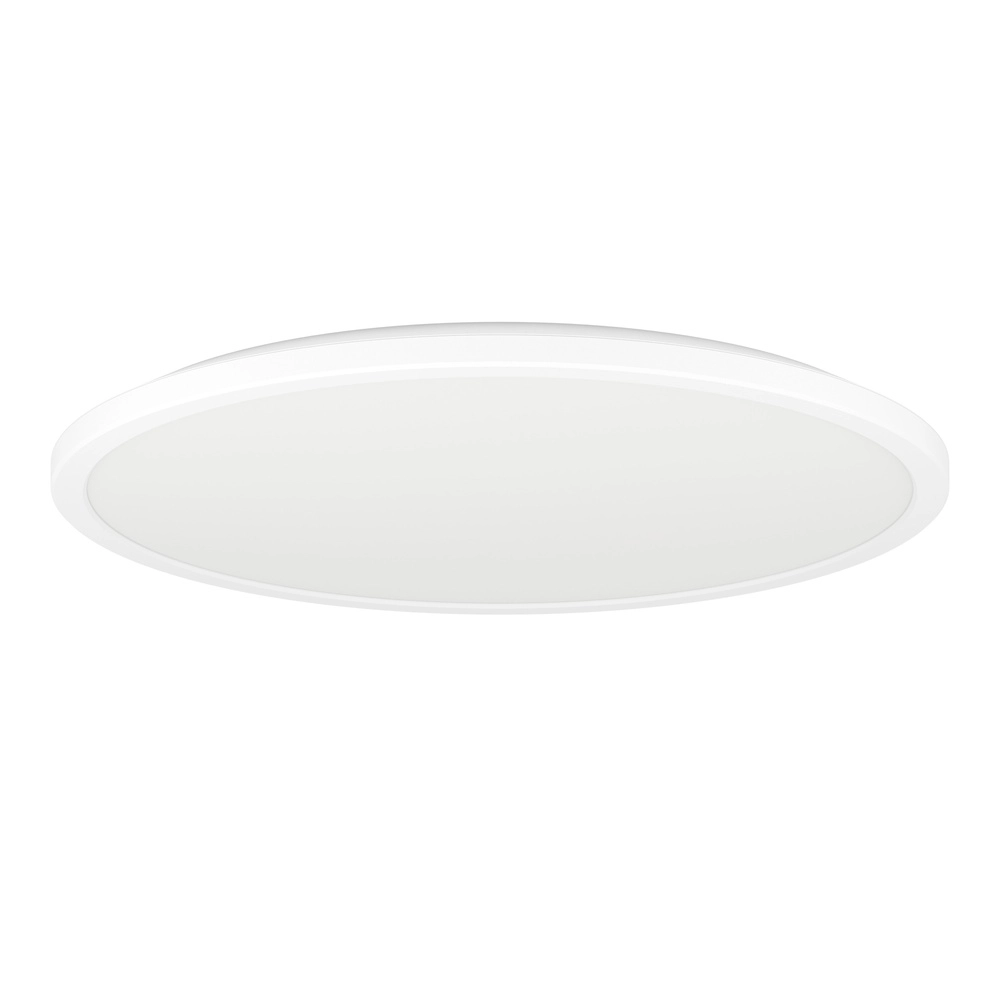 Badkamer plafondlamp Rovito rond - wit - Ø 50cm