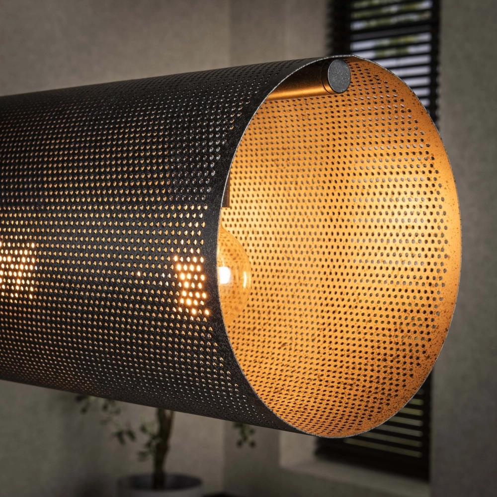 Horizontale gaas hanglamp Tubon 145cm - 7x E27 Lyora 8716803512252