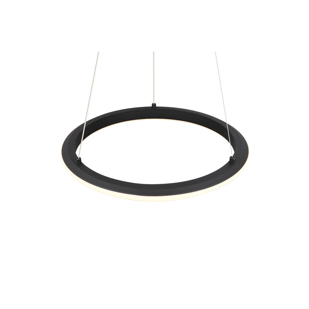 Hanglamp Amador zwart Ø 45cm Trio 4017807656626