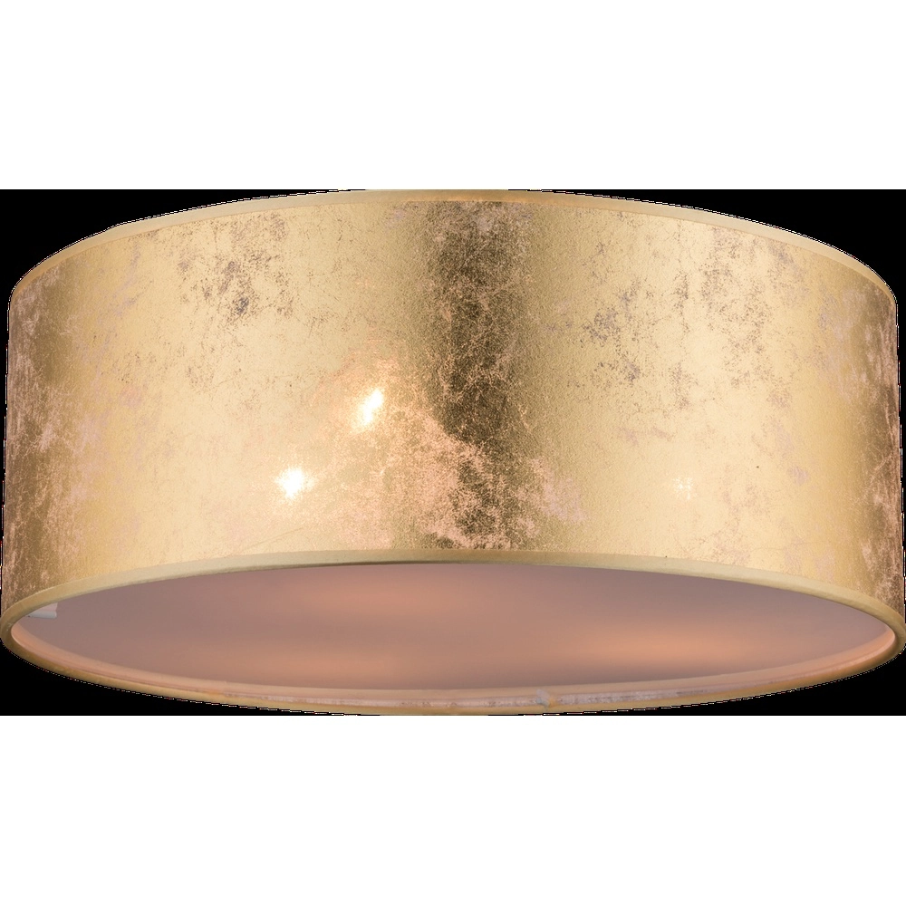 Plafondlamp Amy nikkel met gouden kap Globo 9007371315499