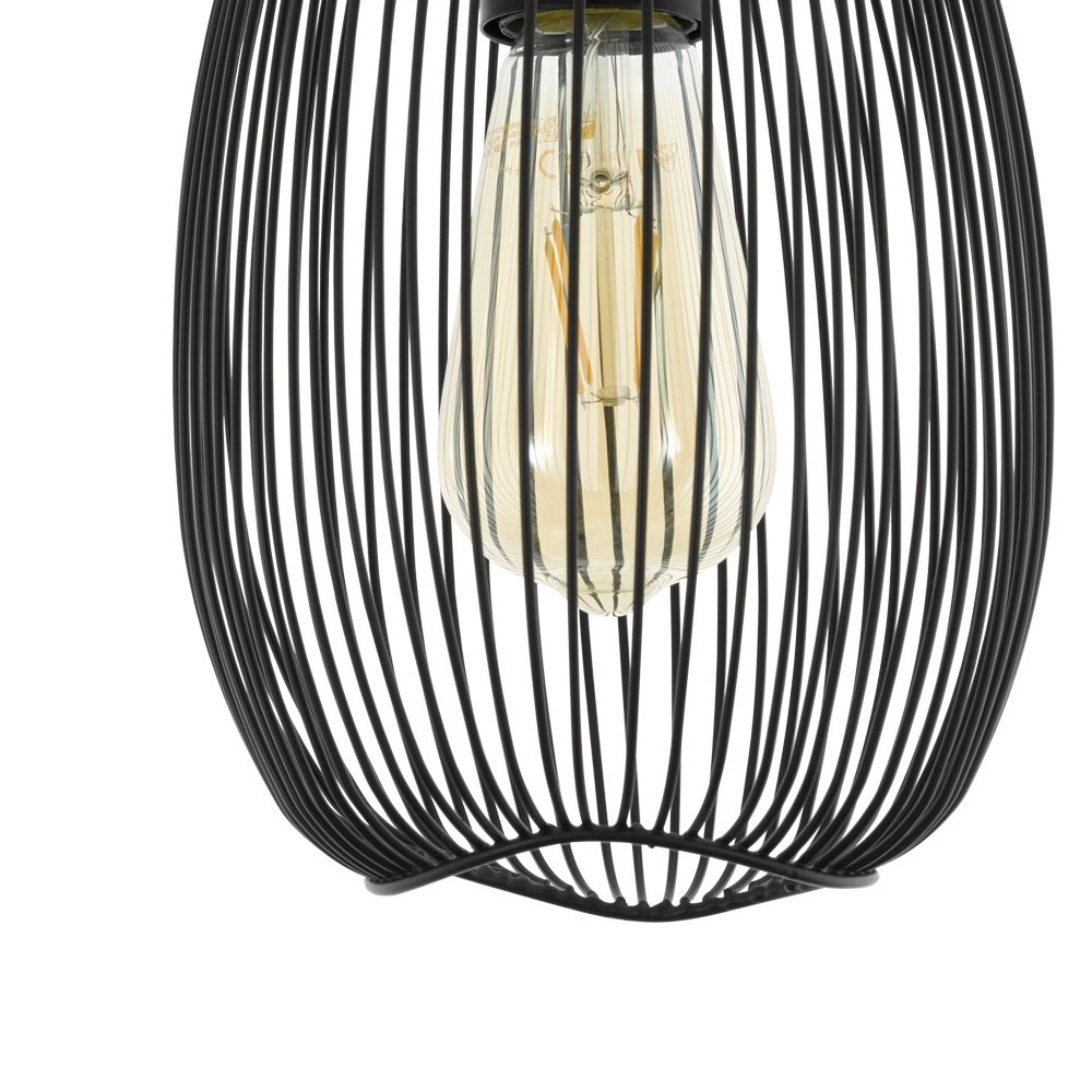 Zwarte wandlamp Clevedon Eglo 9002759491437