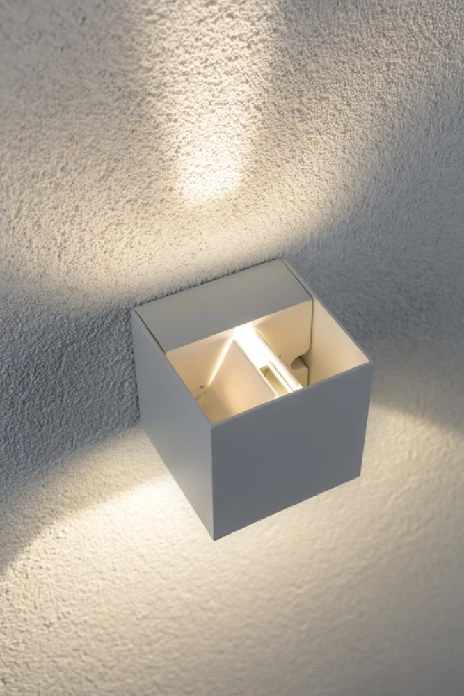 Witte up- & downlighter Cybo Paulmann 4000870180013