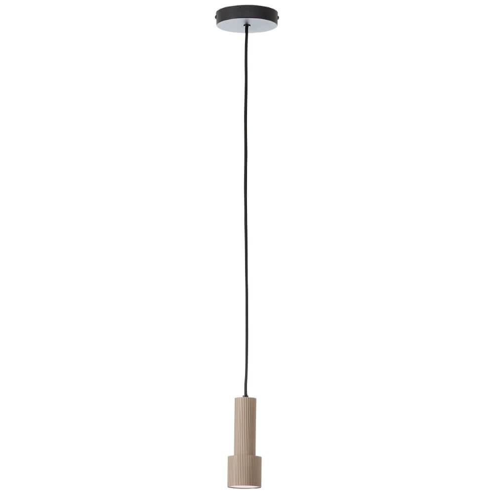 Design hanglamp Cadiz zwart met brons Brilliant 4004353446931
