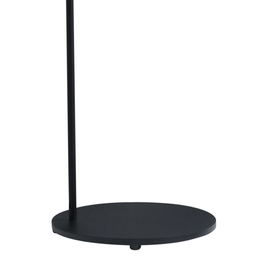 Zwarte vloerlamp Quinto met smoke glas Masterlight 8718121245027