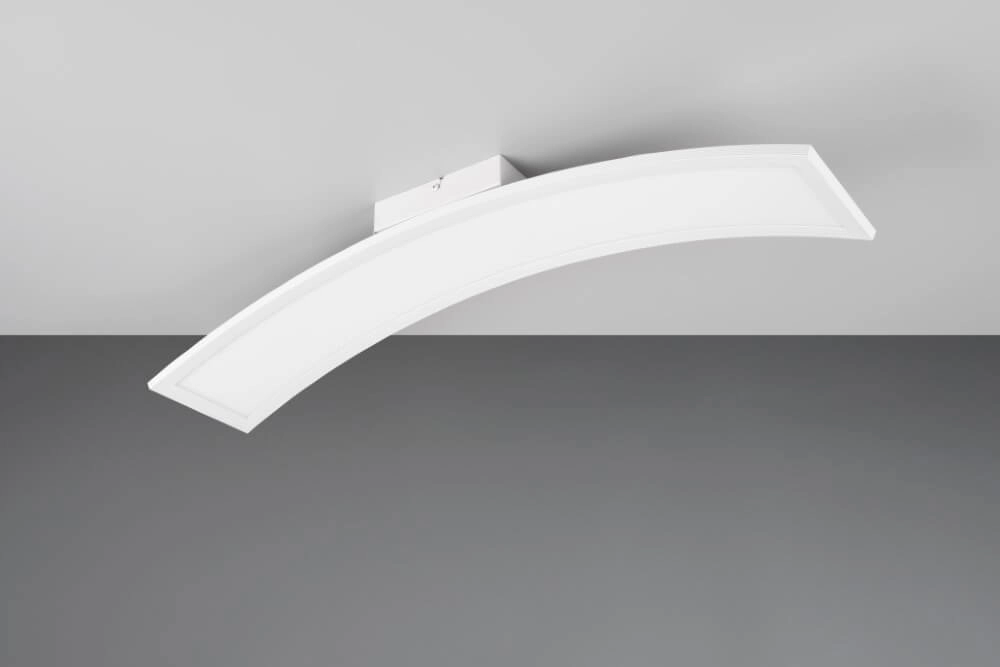 Gebogen plafondlamp Sigma wit Trio 4017807614923