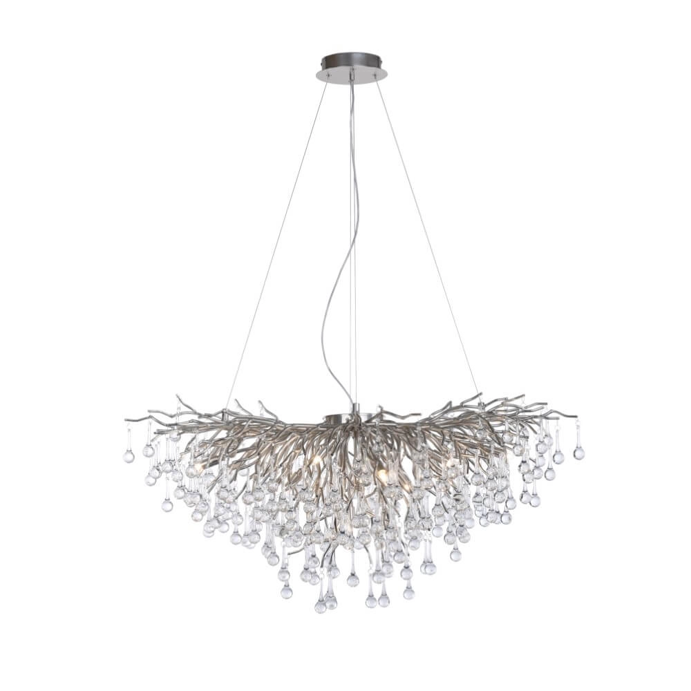 Unieke kroonluchter Icicle metaal Paul Neuhaus 4012248352137