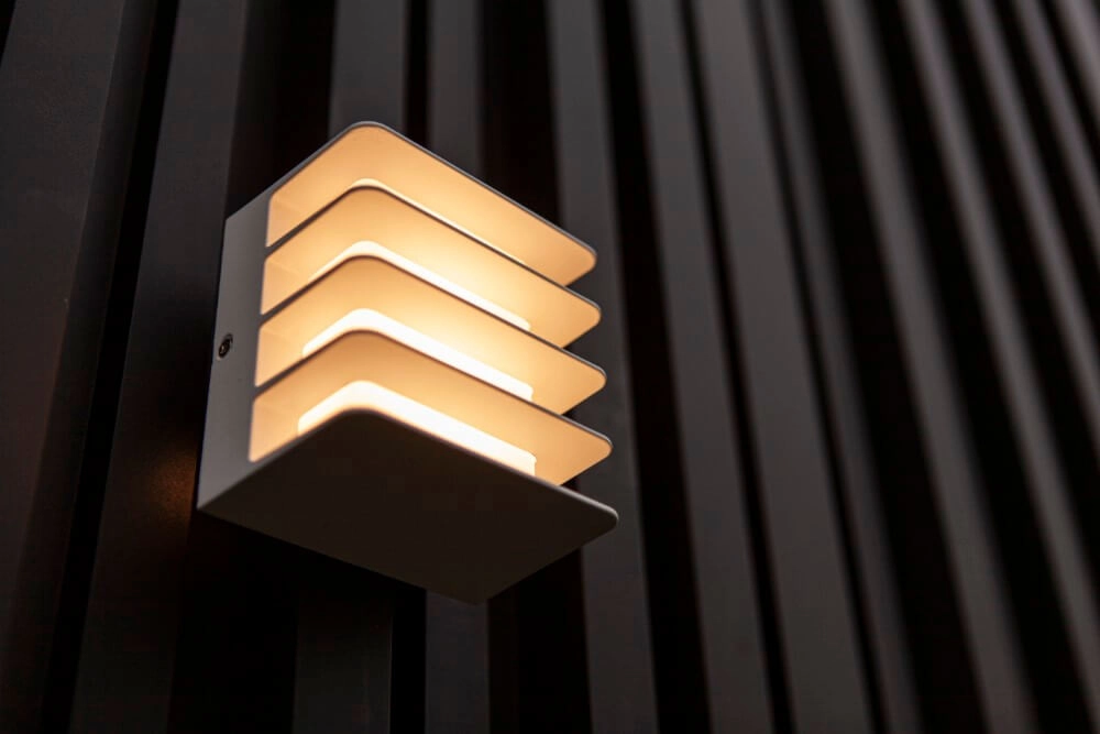 Witte wandlamp Gridy design Lutec 6939412014937