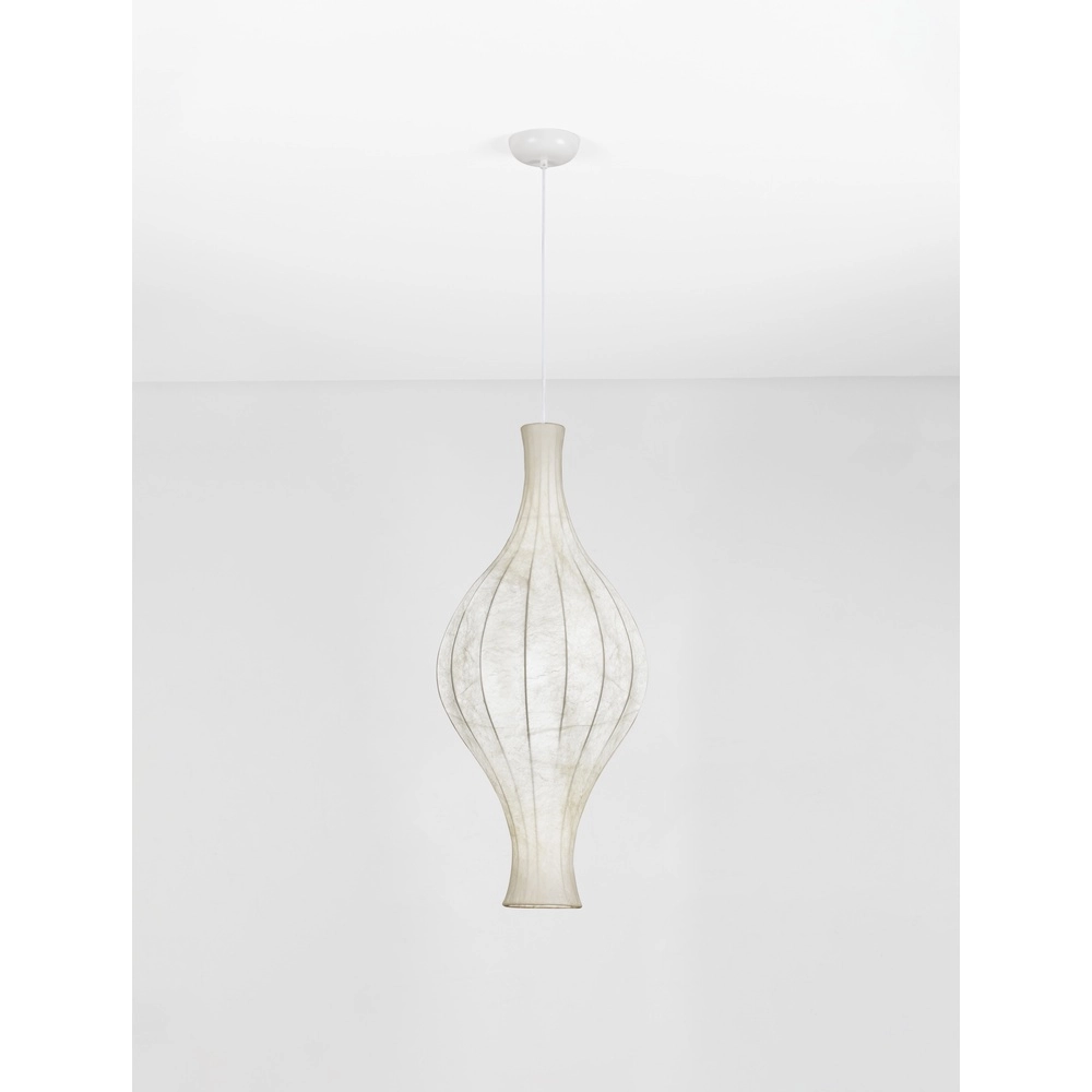 Witte hanglamp Seda Ø 38cm Witte hanglamp Seda Ø 38cm