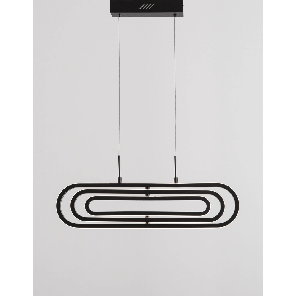 Design hanglamp Arte zwart ovaal Lyora 5212017426000