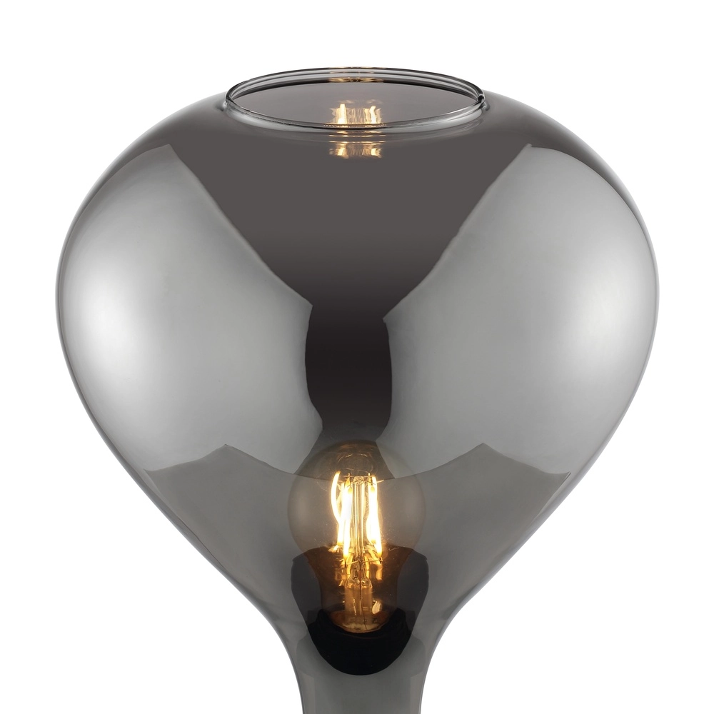 Design tafellamp Sander Ø 25cm zwart Brilliant 4004353476846