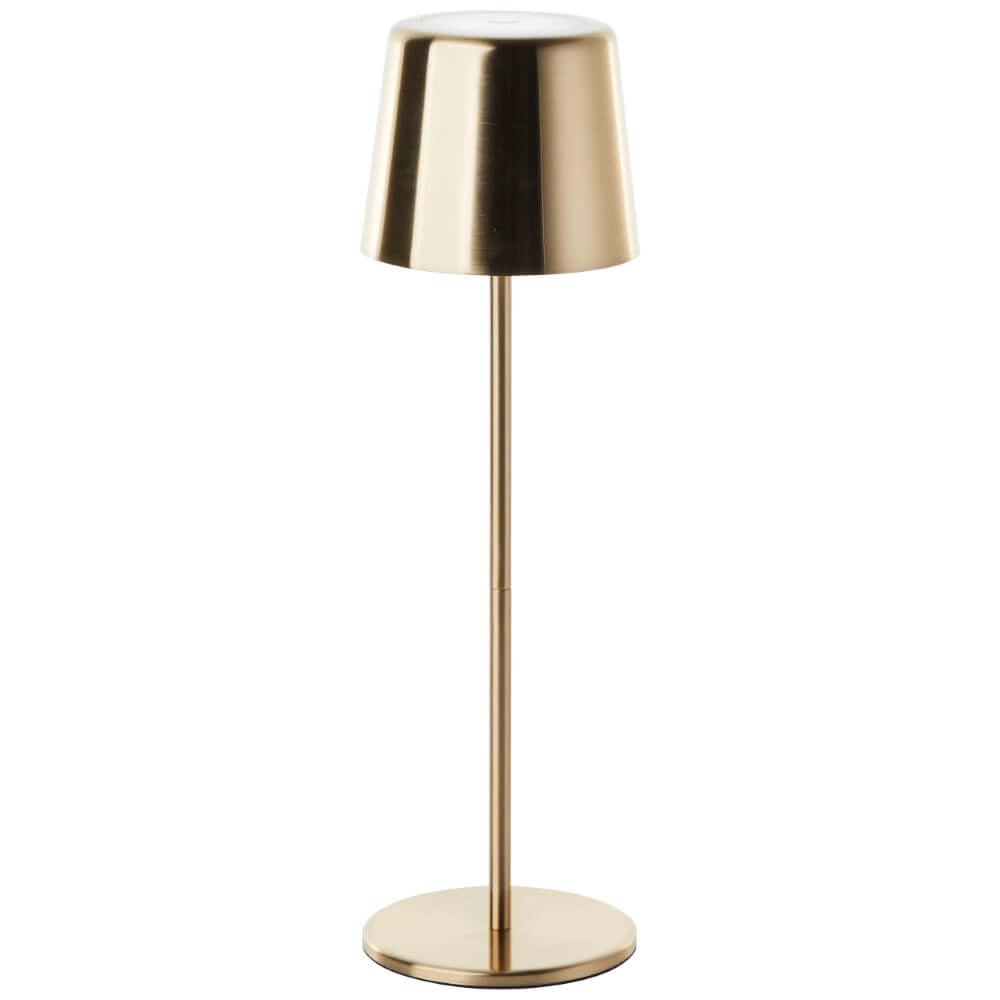 Oplaadbare tafellamp Xaana goud Brilliant 4004353441455
