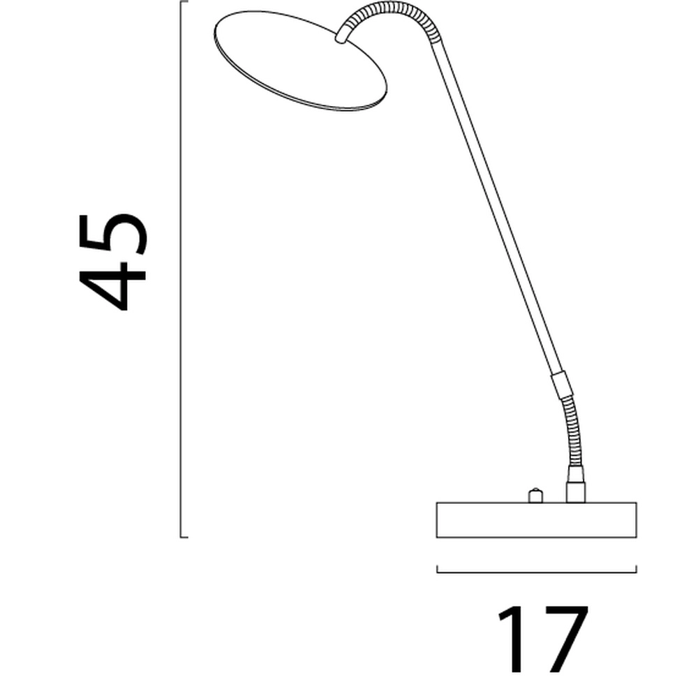 Flex tafellamp Scala zwart Masterlight 8718121311890