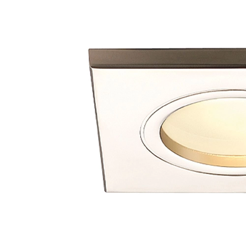 Inbouwspot Dolix Out GU10 Square voor buiten titaan SLV 4024163194891