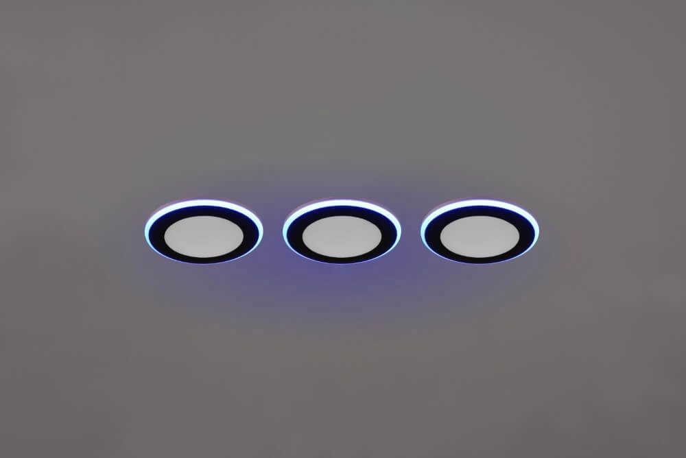 Zwarte inbouwspots Argus set van 3 Trio 4017807574517