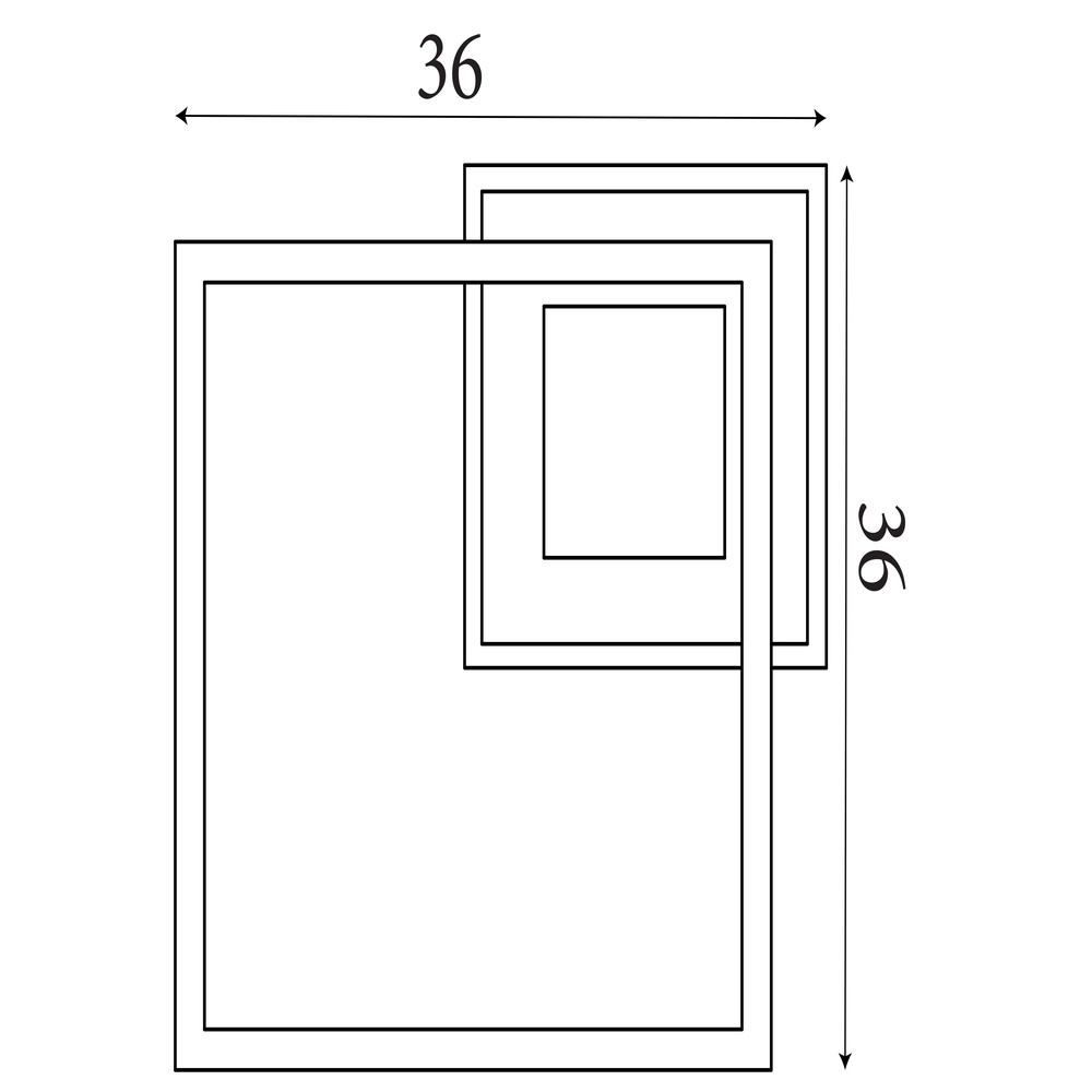Plafondlamp Quadrate zilvergrijs Searchlight 5053423303628