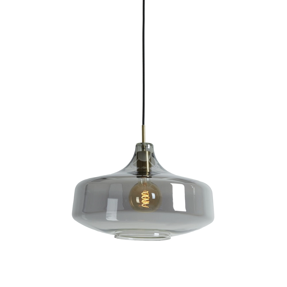 Smoke glazen hanglamp Solna Ø 39,5cm Light & Living 8717807680220