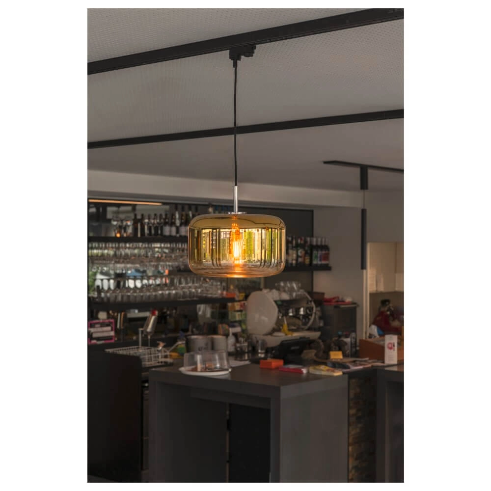 Glazen hanglamp Pantilo goud glas - Ø28cm SLV 4024163266437