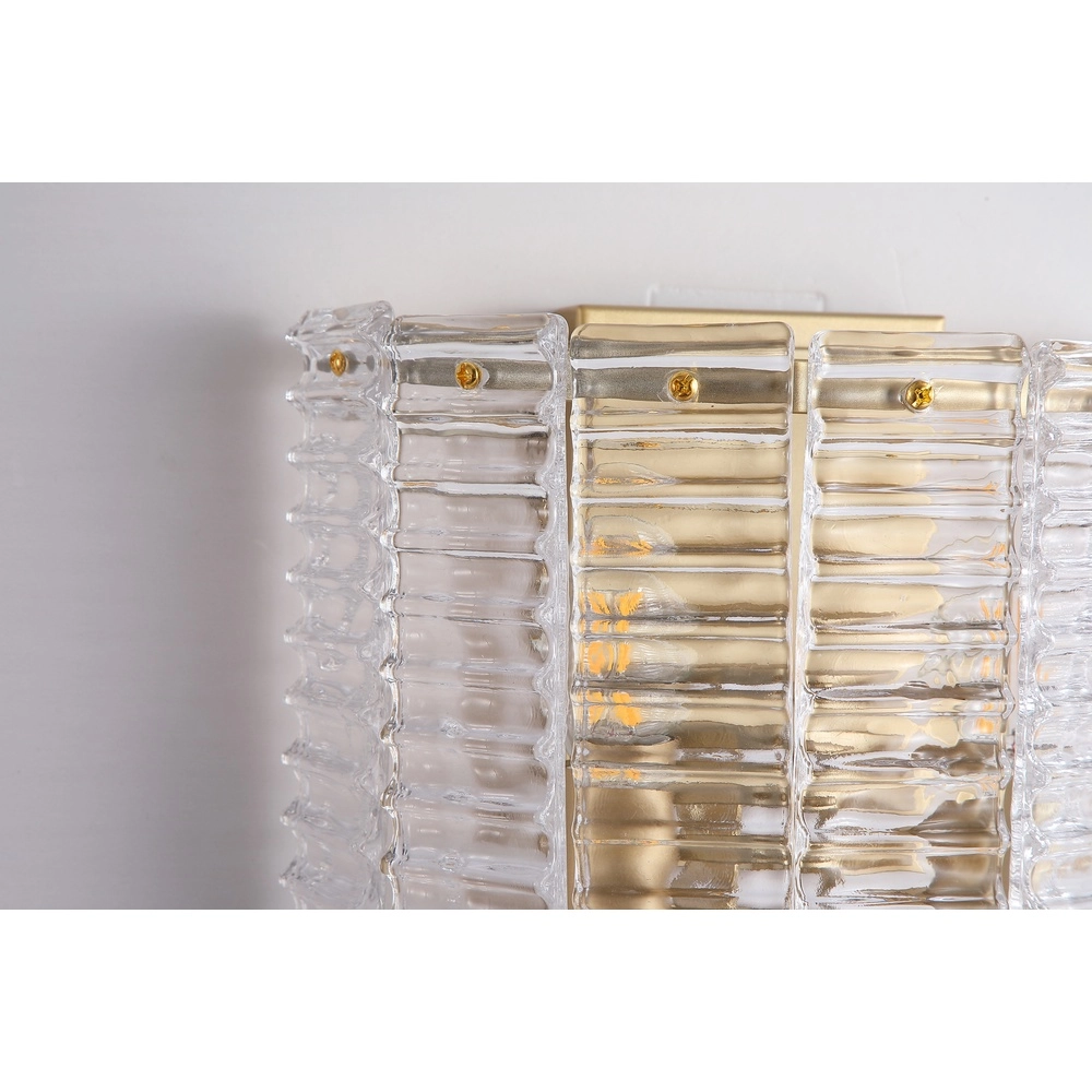 Klassieke wandlamp Flute goud Searchlight 5,05342E+12
