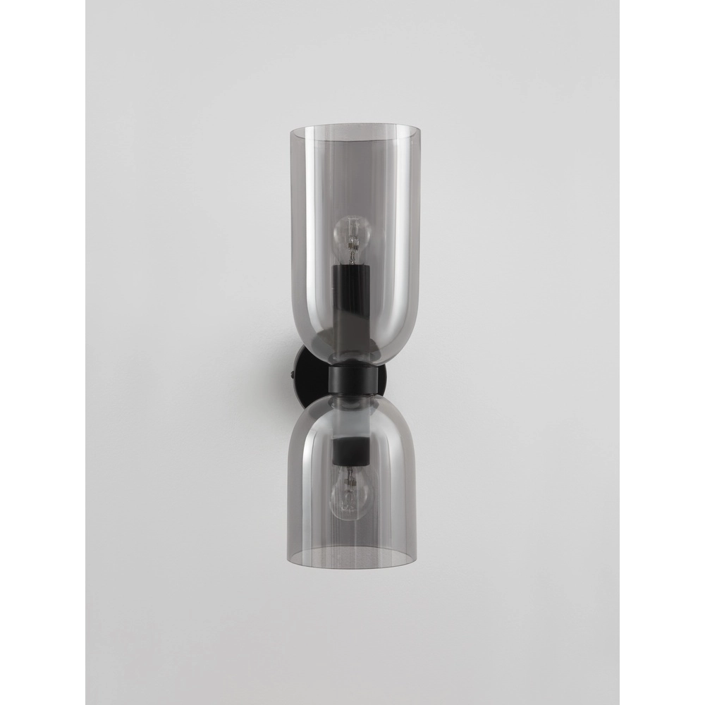 Design wandlamp Palmer dubbel zwart Lyora 5212017430922