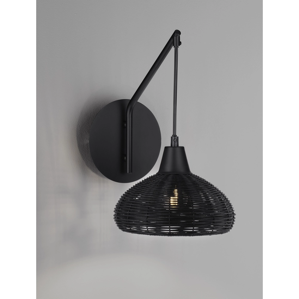 Wandlamp Fado zwart Lyora 5212017453020