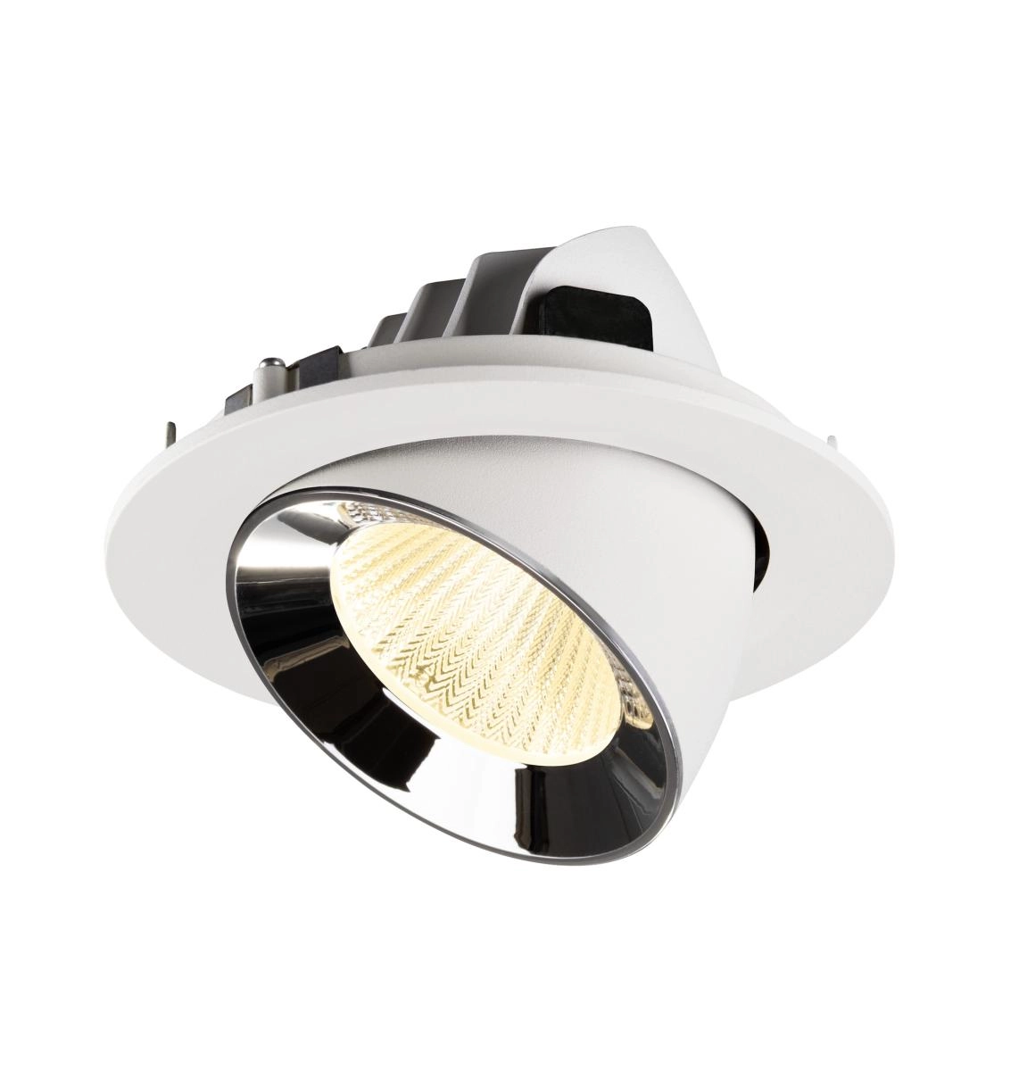 Inbouwspot Numinos Gimble L wit/chroom 3000K - 40gr SLV 4024163310192