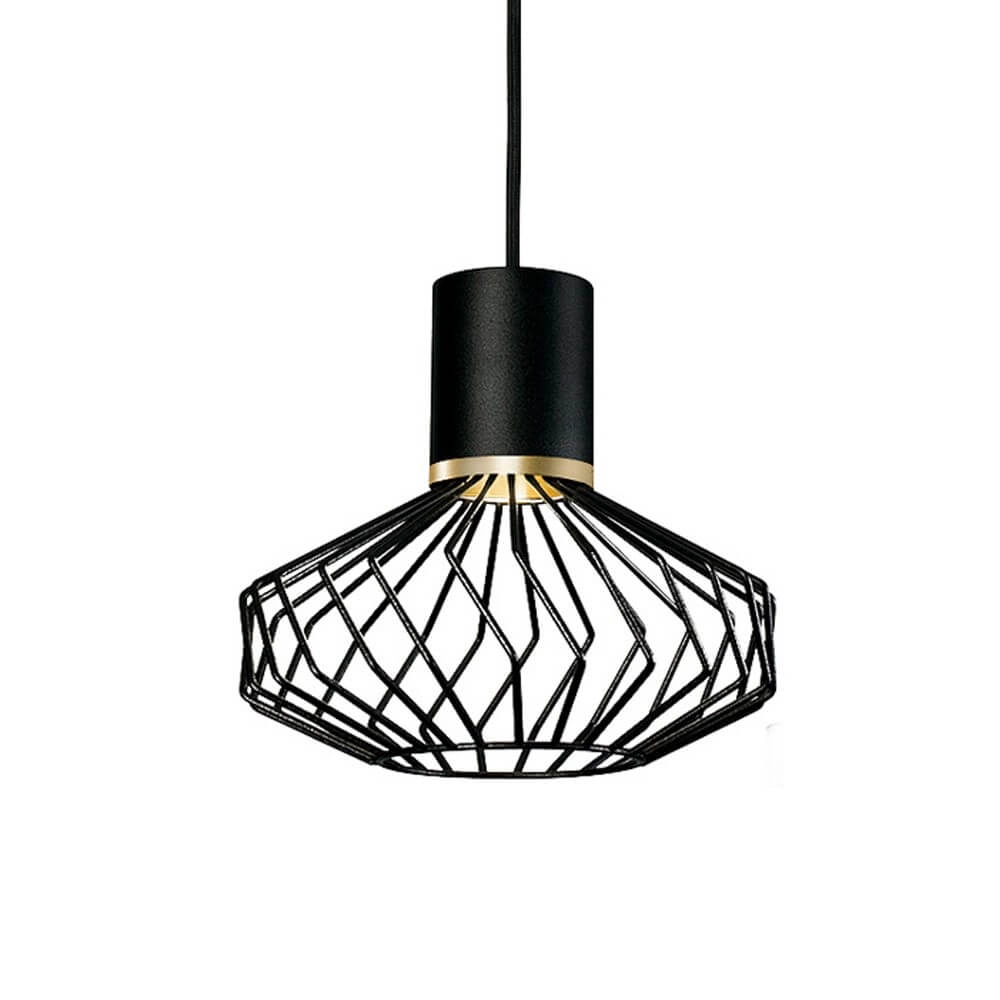 Draadlamp Pico zwart met goud