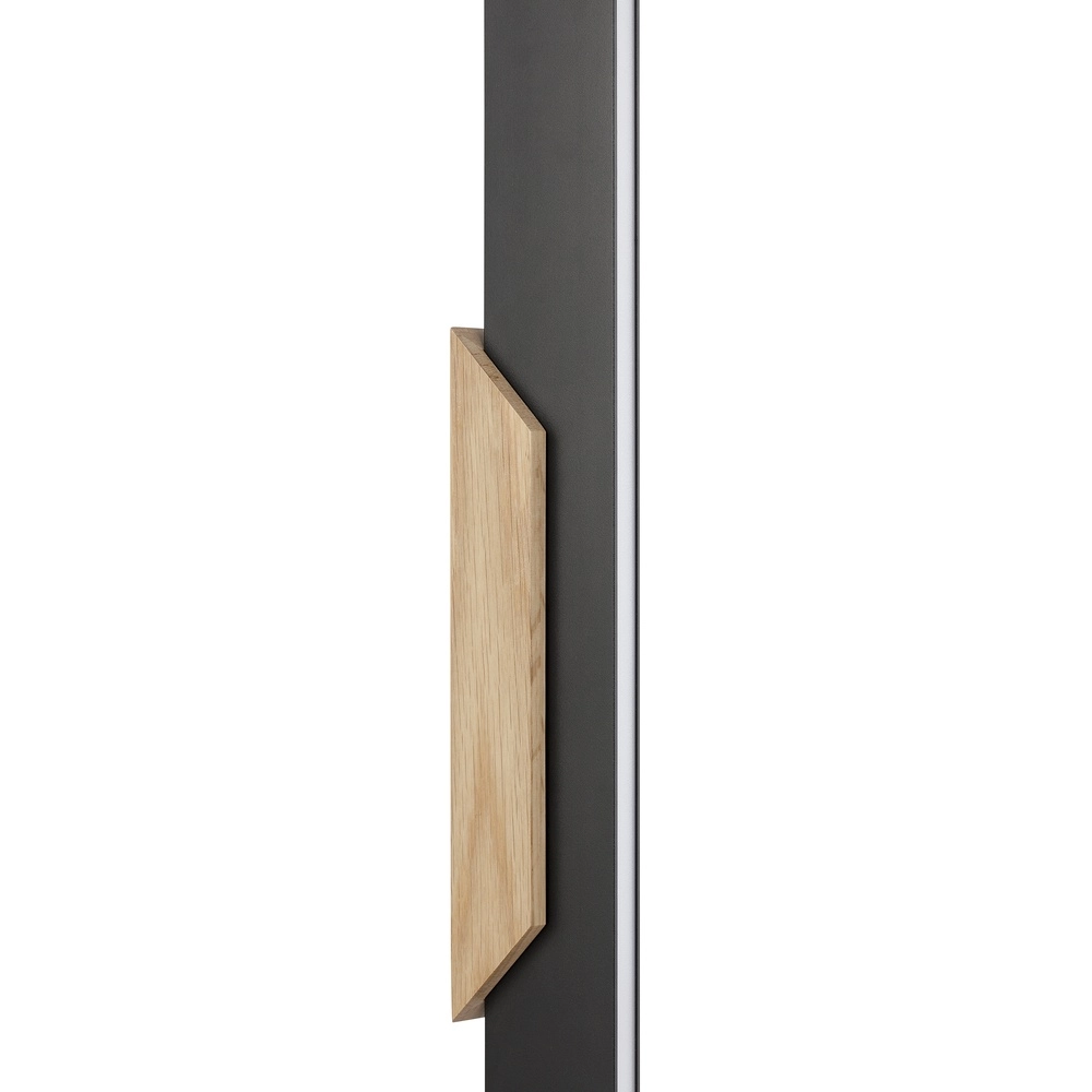 Design tafellamp Arcus zwart met hout Brilliant 4004353463525