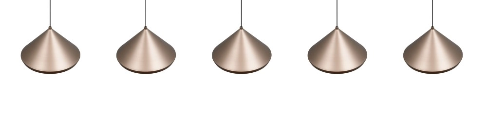5-lichts hanglamp Laguna koffie bruin Trio 4017807671094