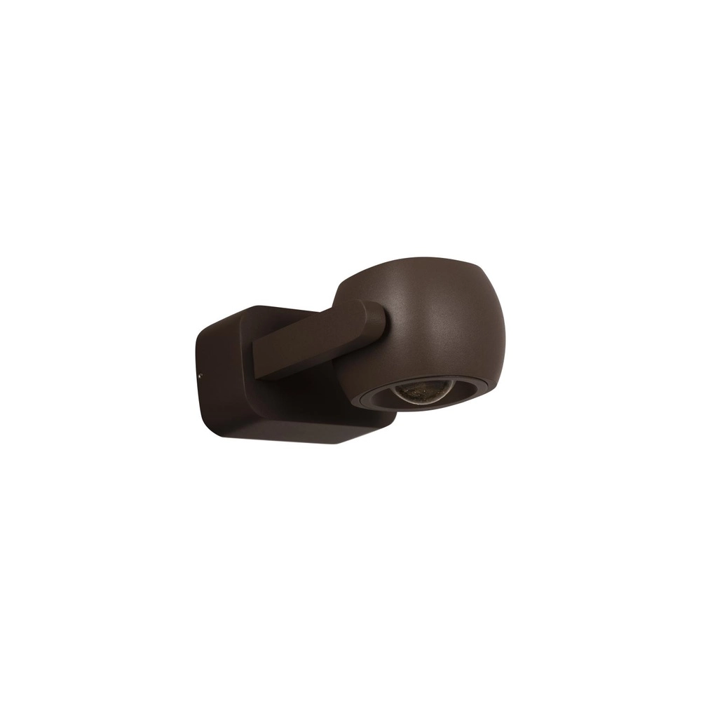 Design wandlamp Capri koffie bruin