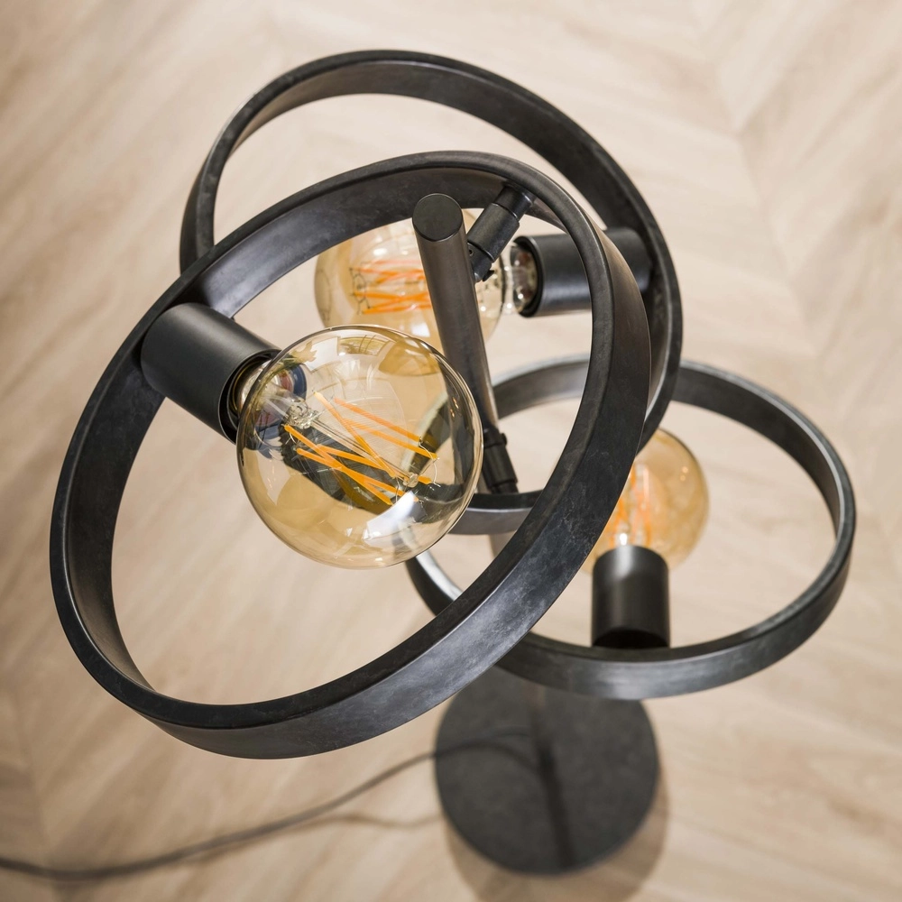 Ringen vloerlamp Hover 155cm hoog - charcoal Lyora 8716803513310