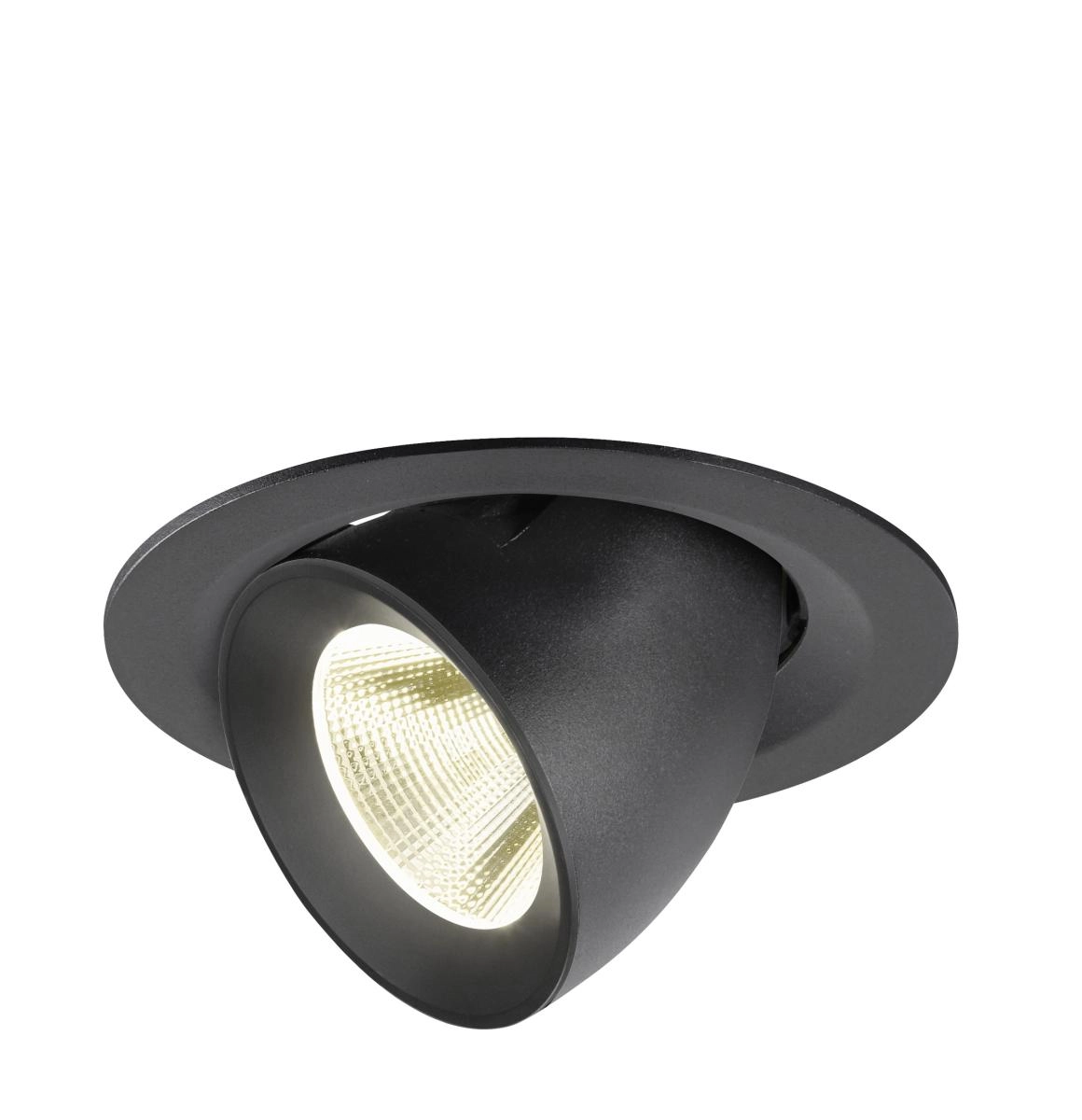 Inbouwspot Numinos Gimble M zwart 4000K - 20gr