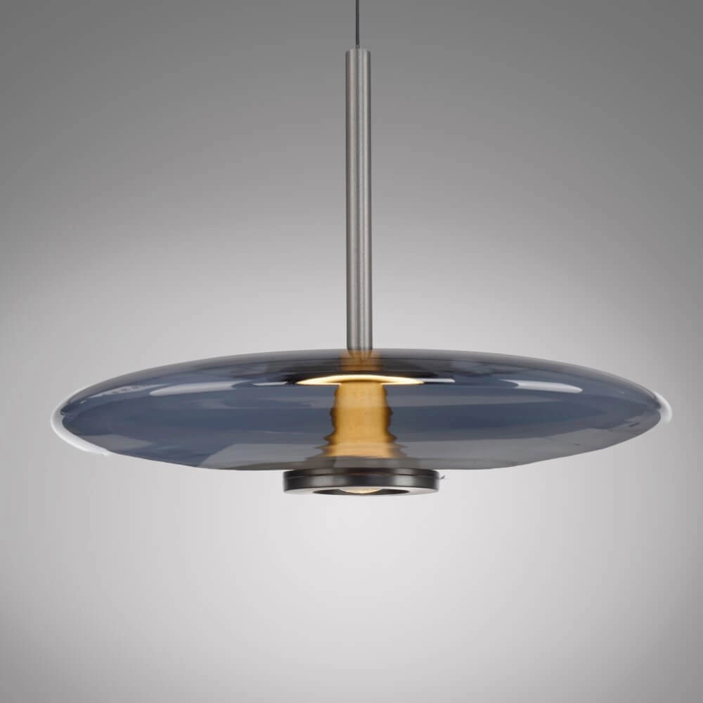 Hanglamp Pure E-Vitrum design grijs Paul Neuhaus 4012248382684